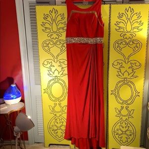 M by Mac Duggal red formal evening gown size 20W